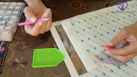Startvejledning = Sådan kommer du i gang med Diamond Paint