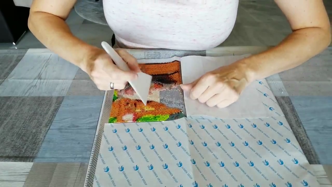 Sådan bruger du vinkelværktøjet når du diamond painter