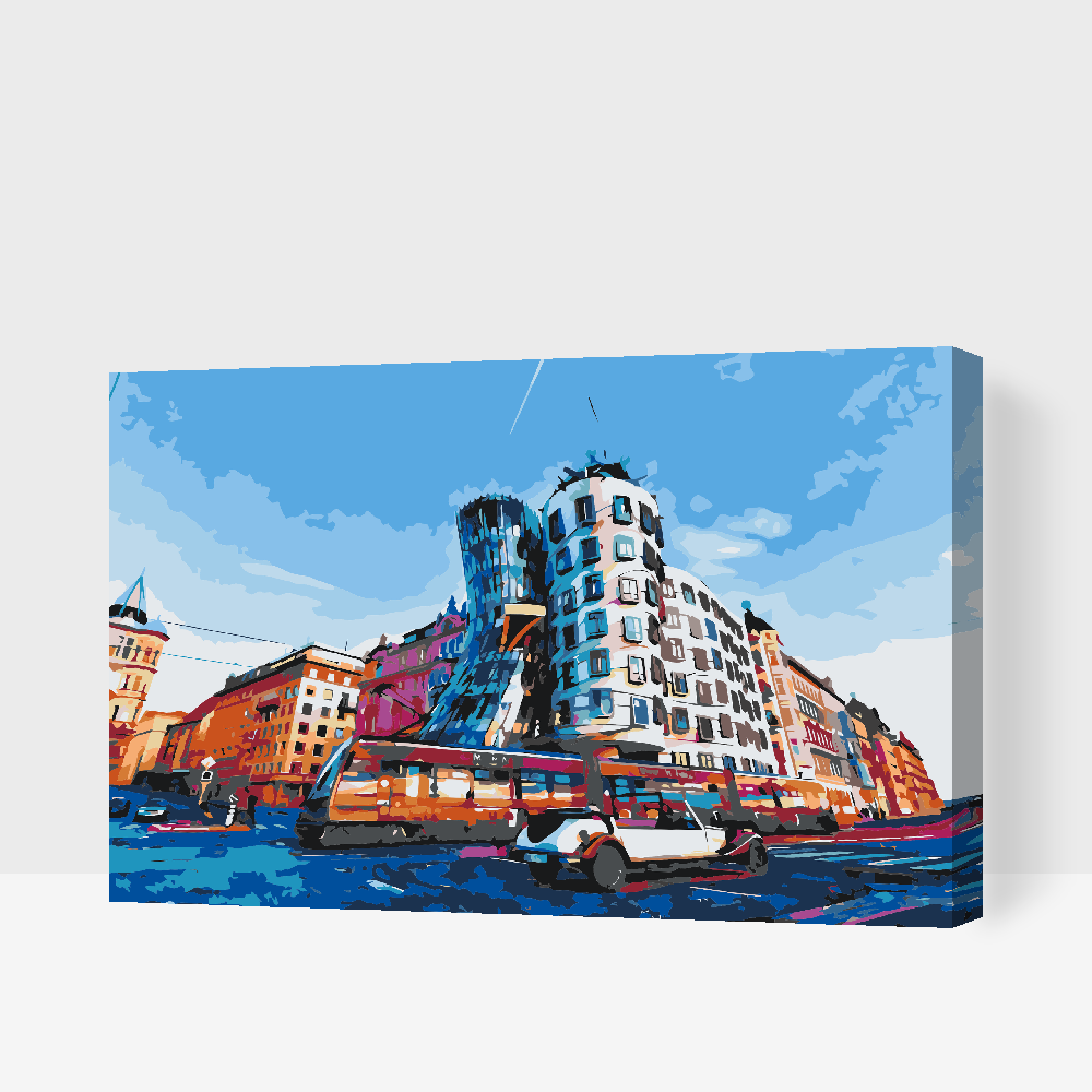 Paint by number - Dansehus
