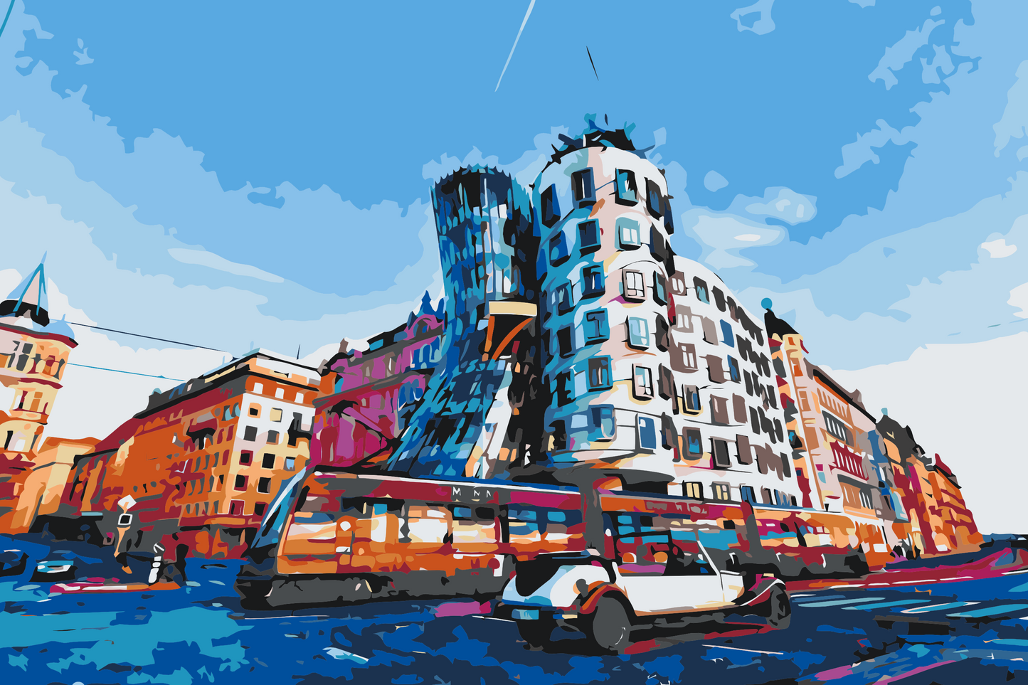 Paint by number - Dansehus