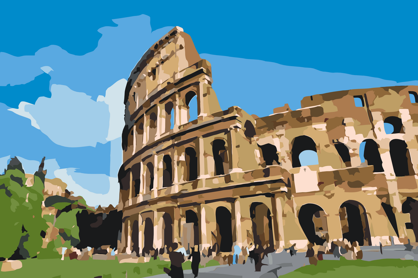 Paint by number - Colosseum 2