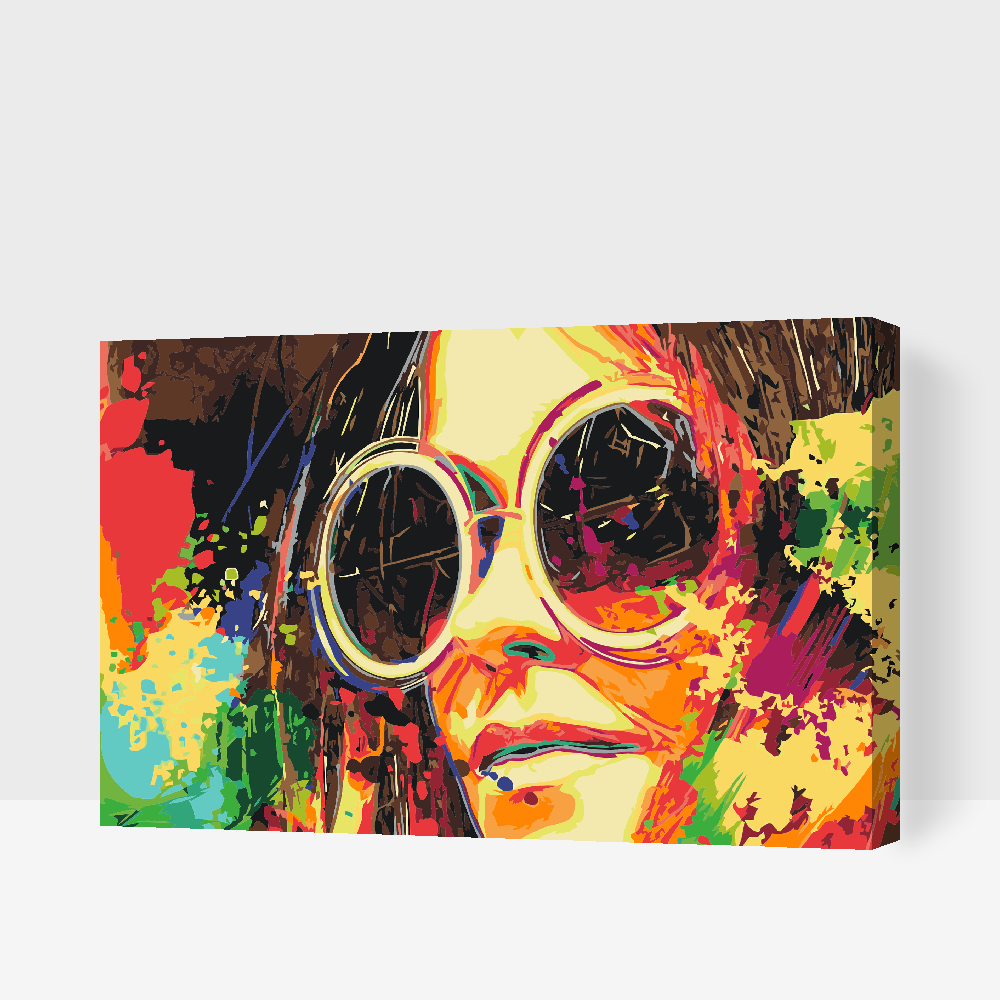 Paint by number - Farverige solbriller