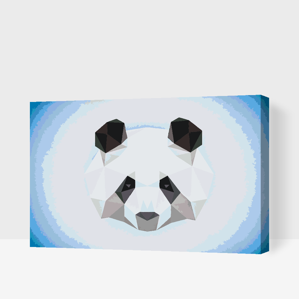 Paint by number - Grafisk Panda
