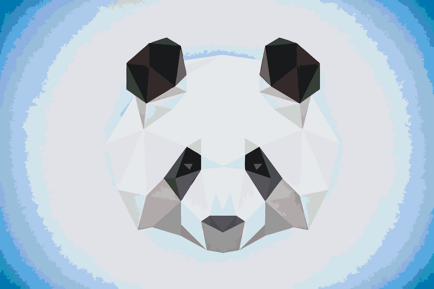 Paint by number - Grafisk Panda