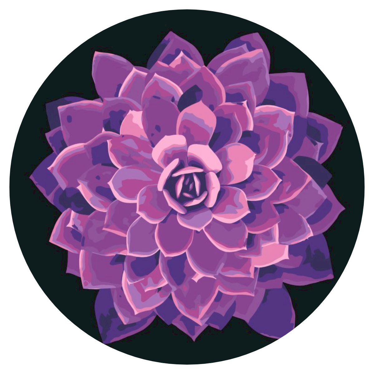 Paint by number - Lilla Mandala
