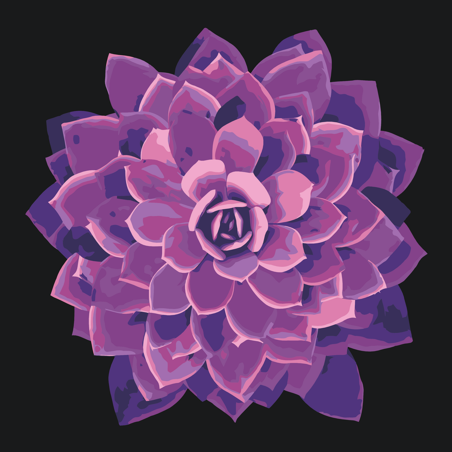 Paint by number - Lilla Mandala