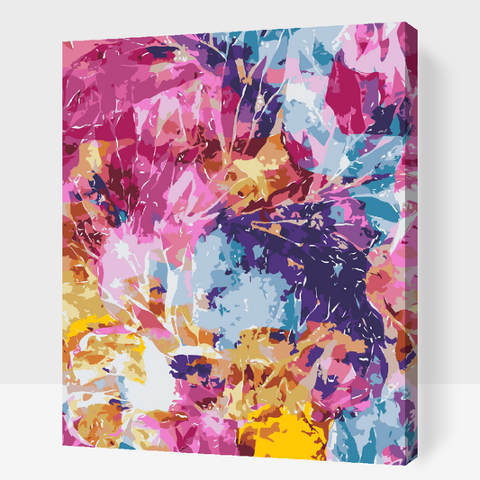 Paint by number - Abstrakte farver