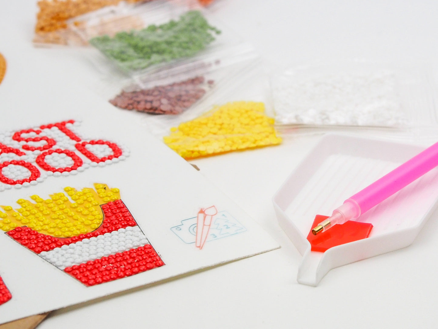 Diamond Painting Sticker - Bon Appétit