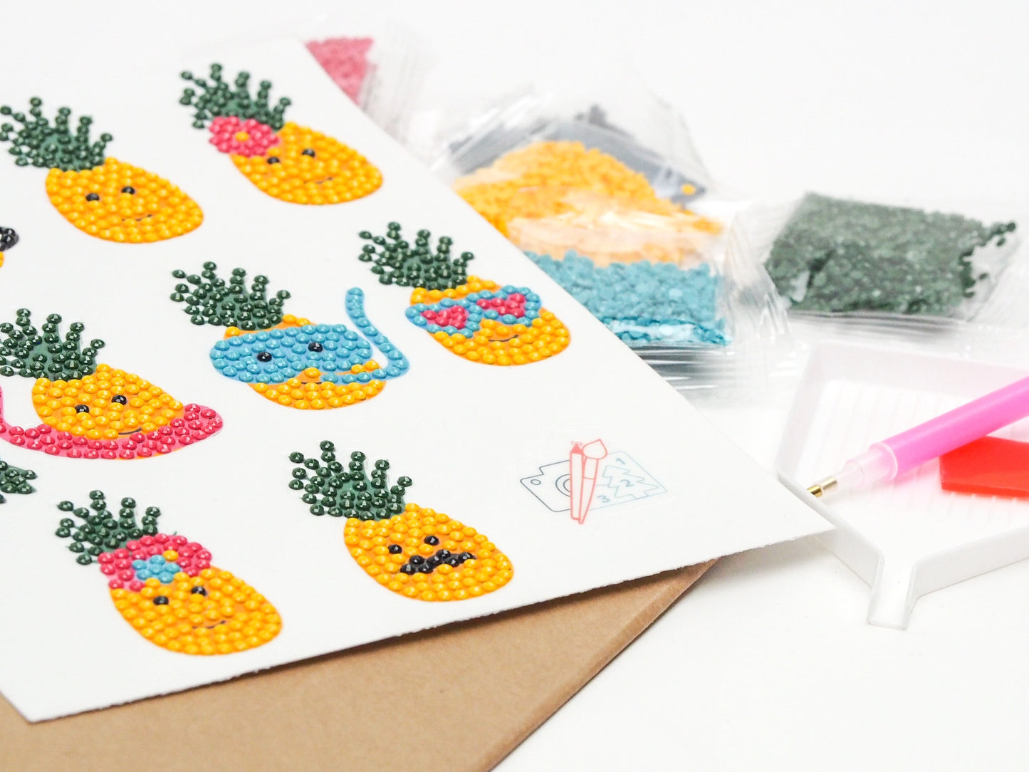 Diamond Painting Sticker - Ananas