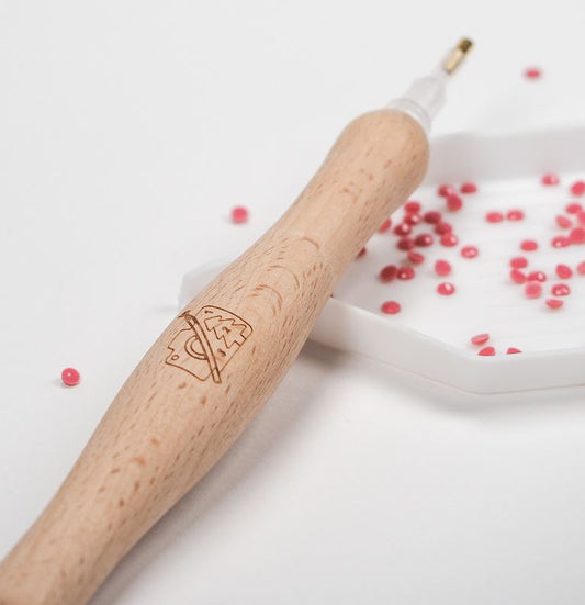 Hobby Tilbehør - Diamantpen - Træ med 2 spidser