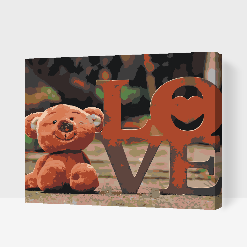 Paint by number - Teddy Bear