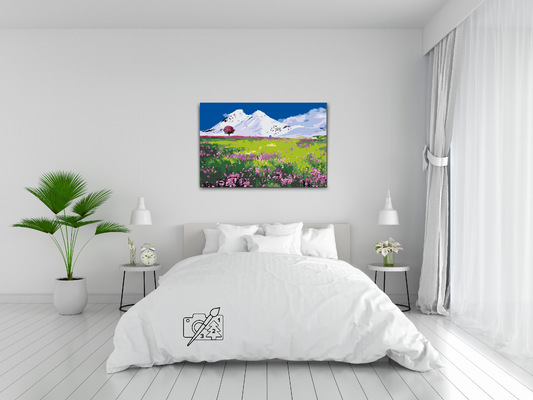 Paint by number - Eng midt i bjergene