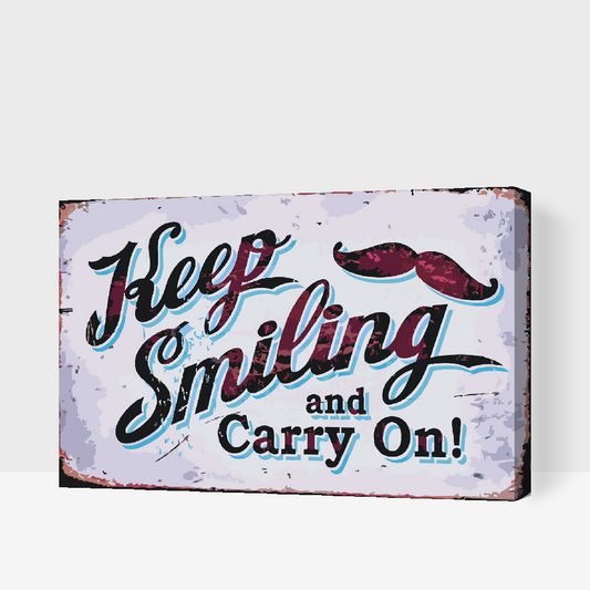 Paint by number - Bliv ved med at smile