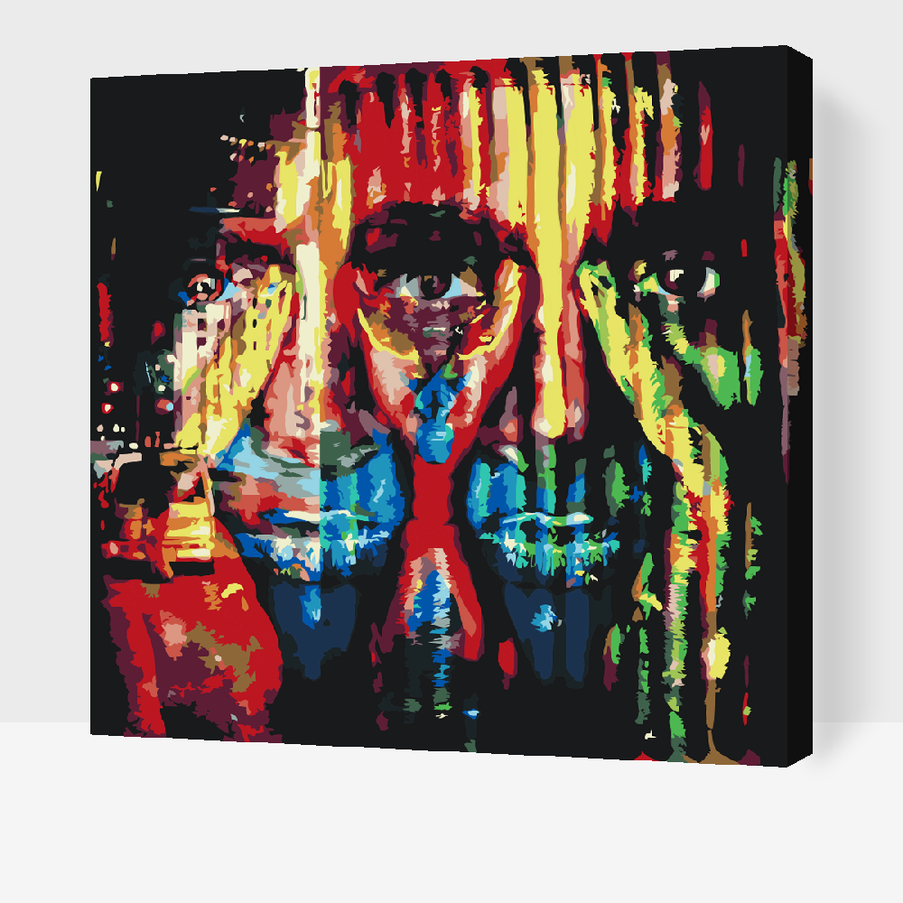 Paint by number - To Ansigter