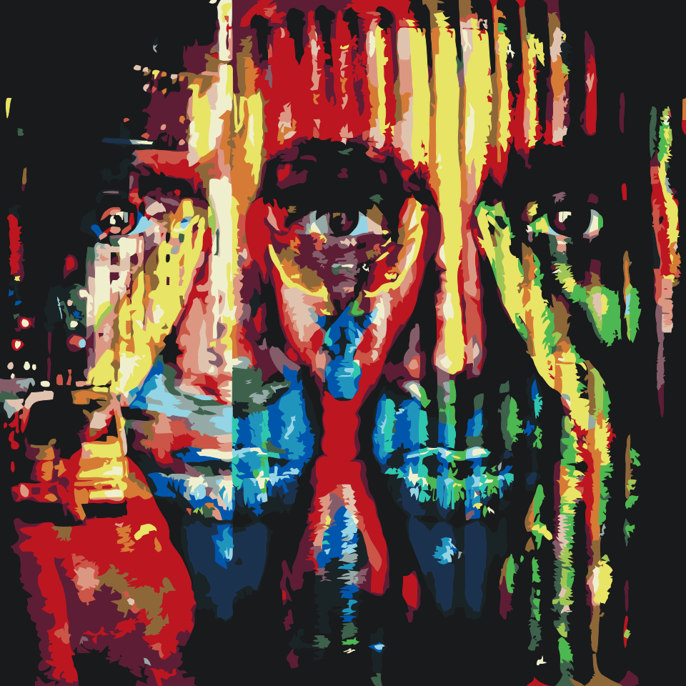 Paint by number - To Ansigter