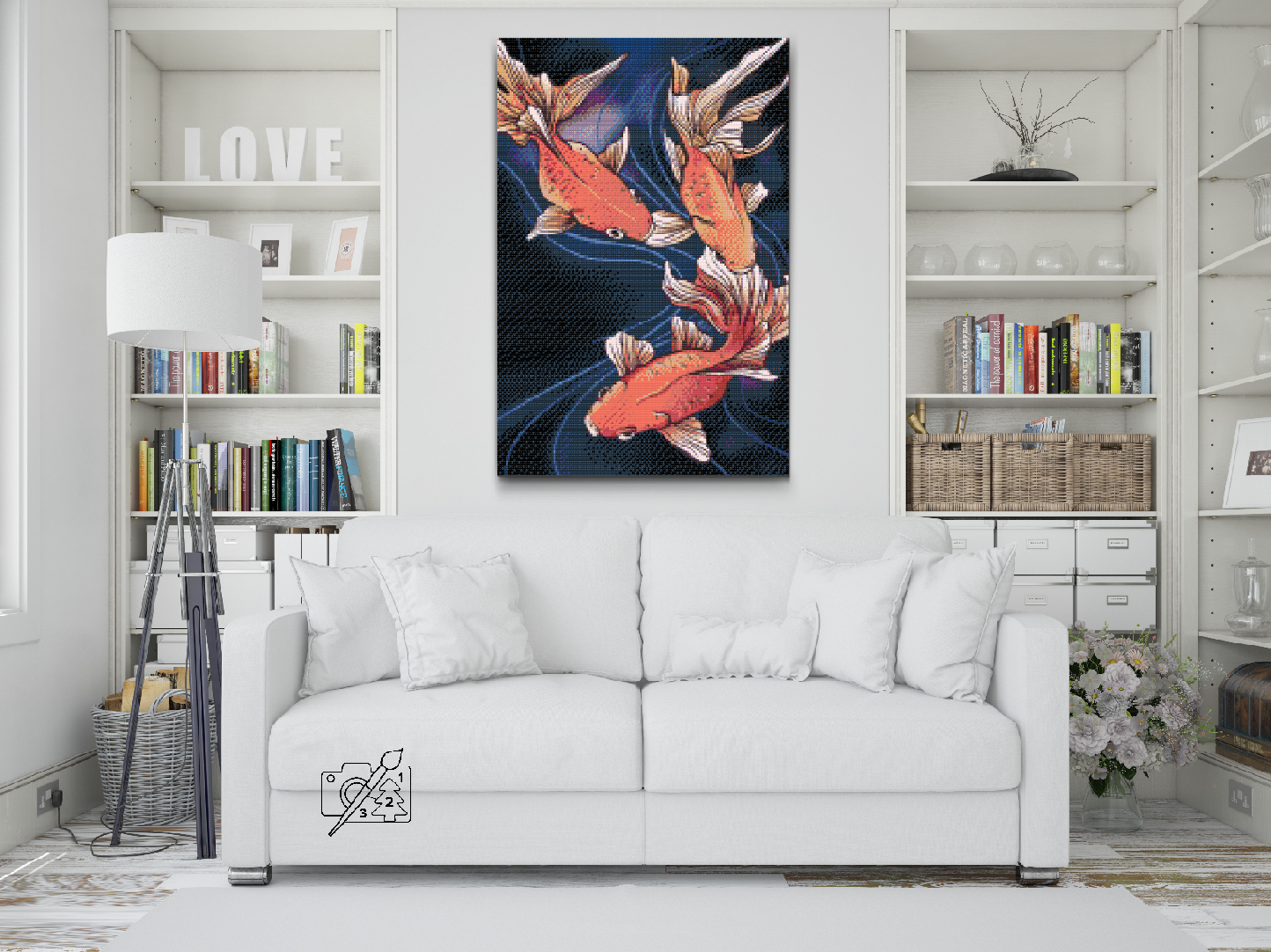 Diamond Paint - Gold Fish 2