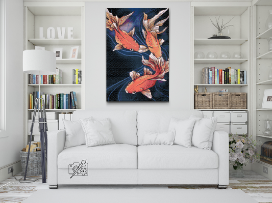 Diamond Paint - Gold Fish 2