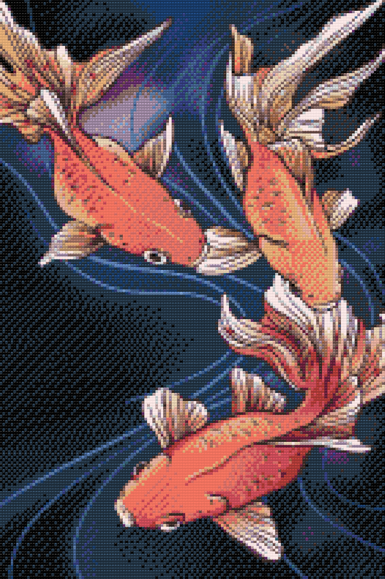 Diamond Paint - Gold Fish 2