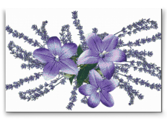 Diamond Paint - Dekorative blomster