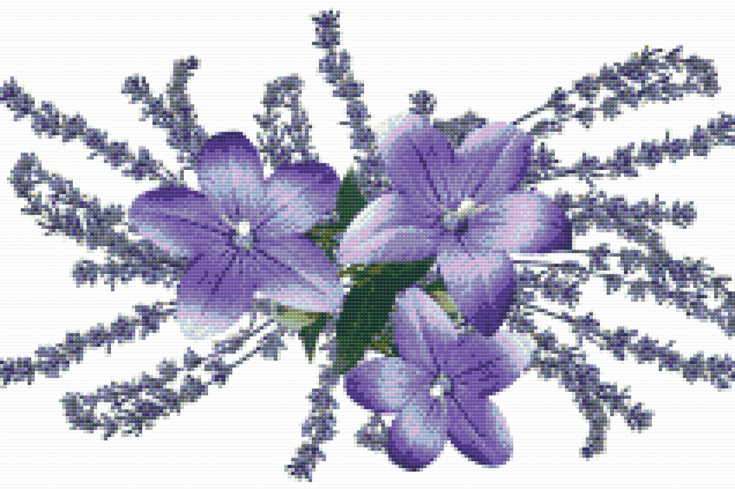 Diamond Paint - Dekorative blomster