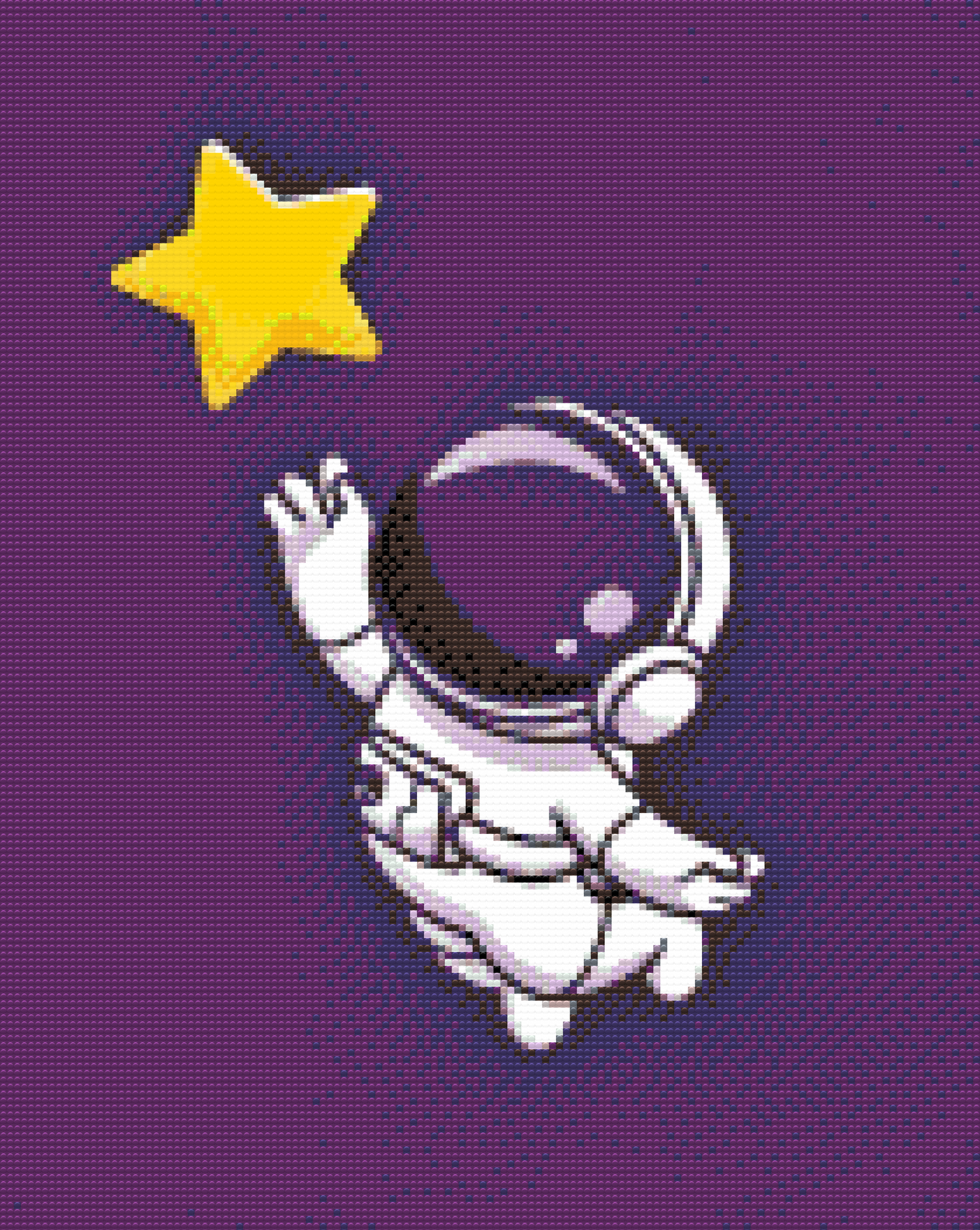 Diamond Paint - Astronaut inden for rækkevidde af en stjerne