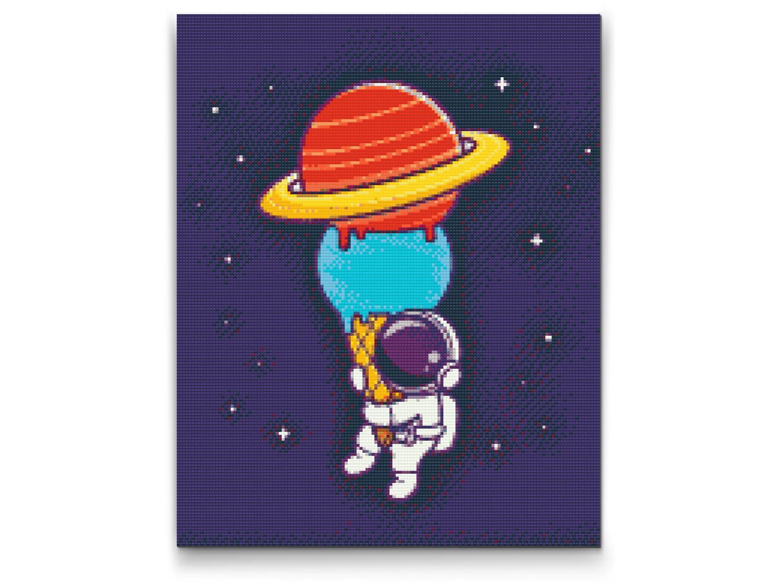 Diamond Paint - Astronaut med Planetkegle