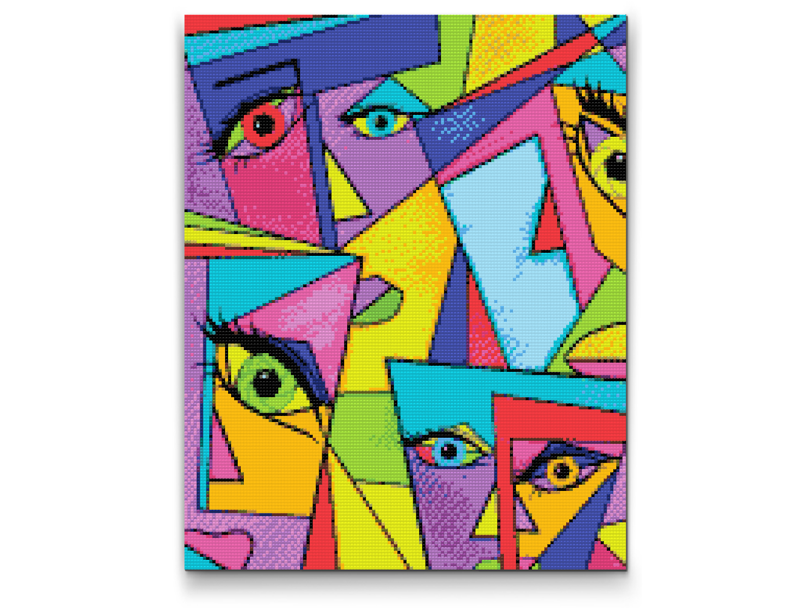 Diamond Paint - Abstrakte Flader 2