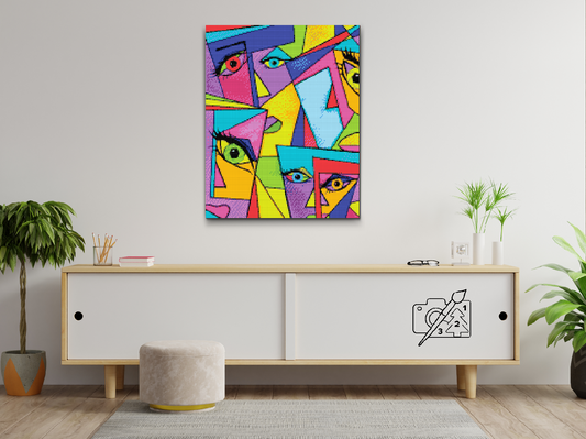 Diamond Paint - Abstrakte Flader 2