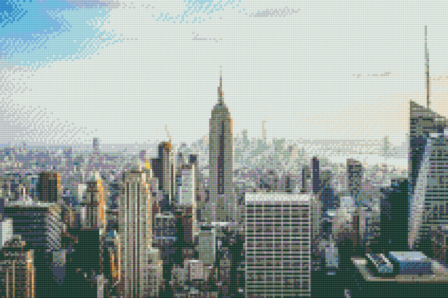 Diamond Paint - New York - Byudsigt