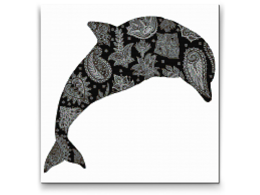 Diamond Paint - Delfinmandalaen