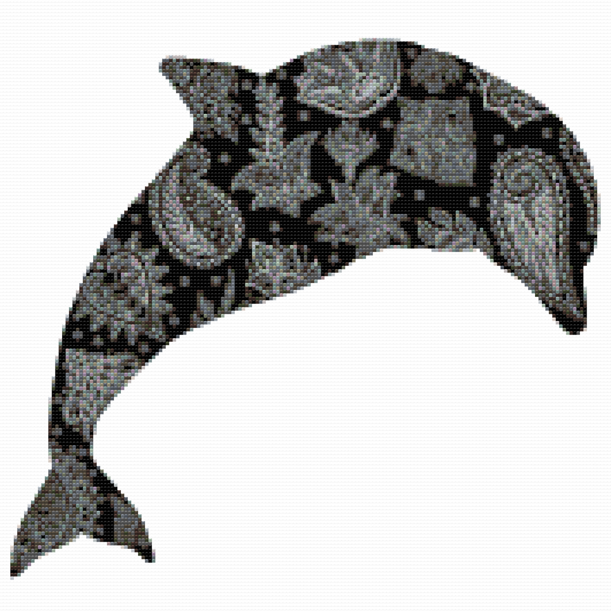 Diamond Paint - Delfinmandalaen
