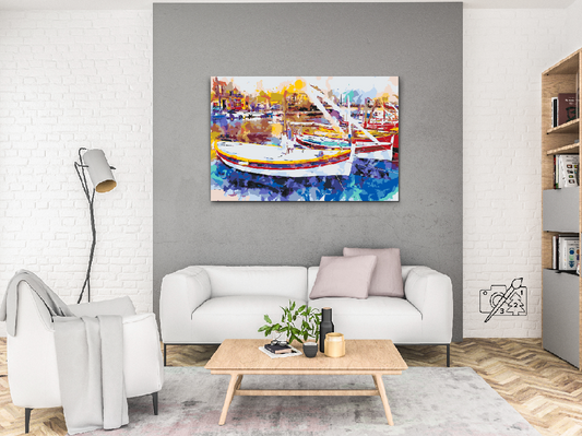 Paint by number - Farverig kaj