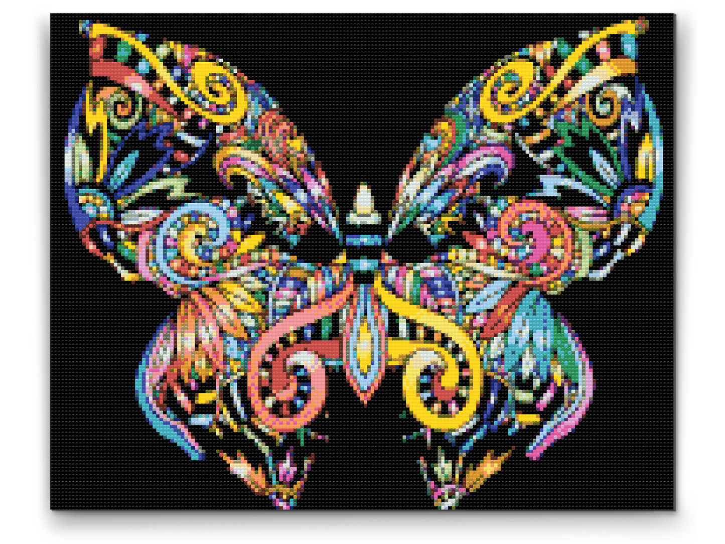 Diamond Paint - Sommerfuglemandalaen