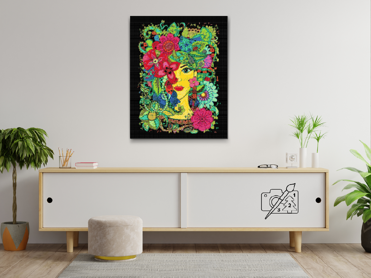 Diamond Paint - Kvinde Mandala