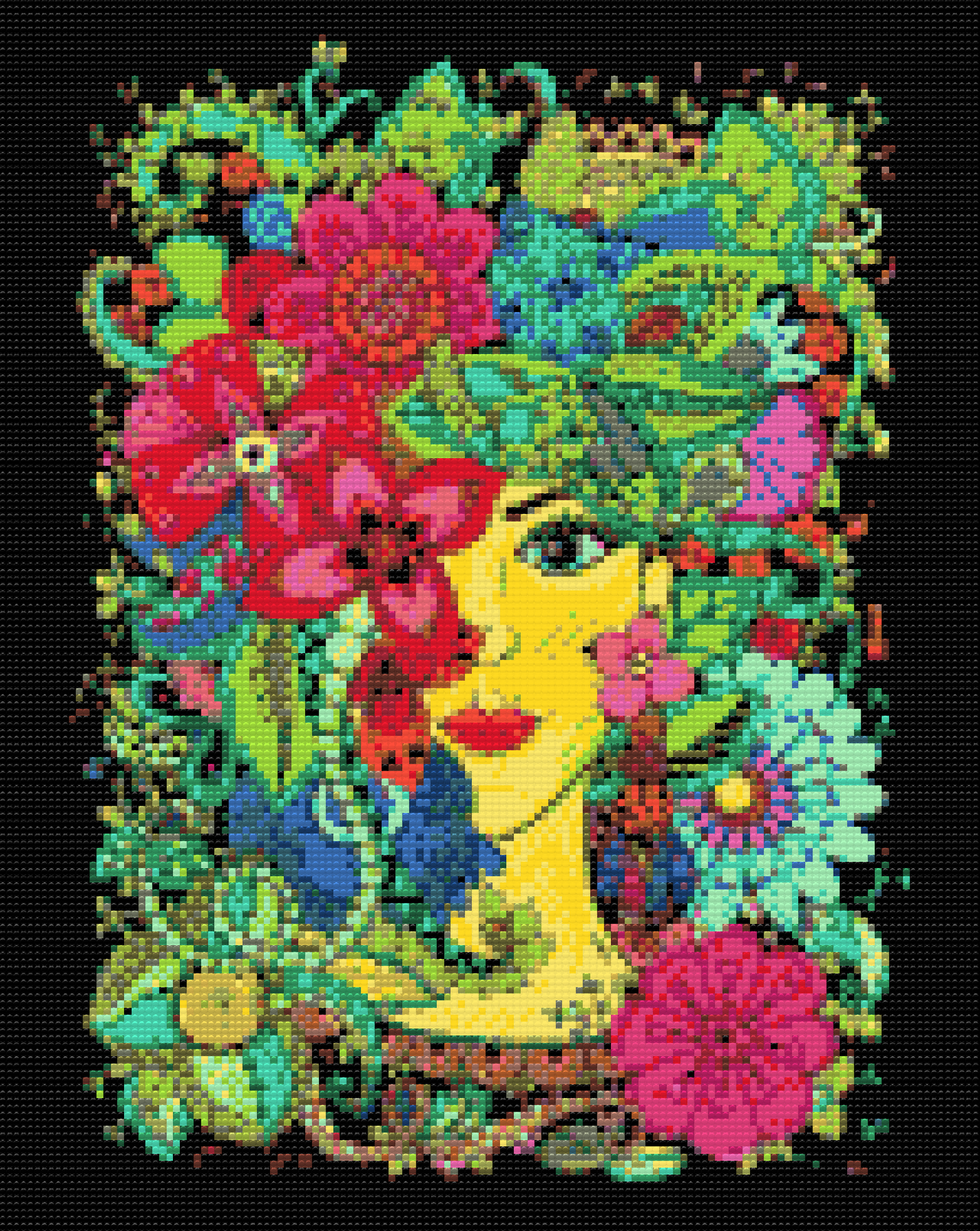 Diamond Paint - Kvinde Mandala