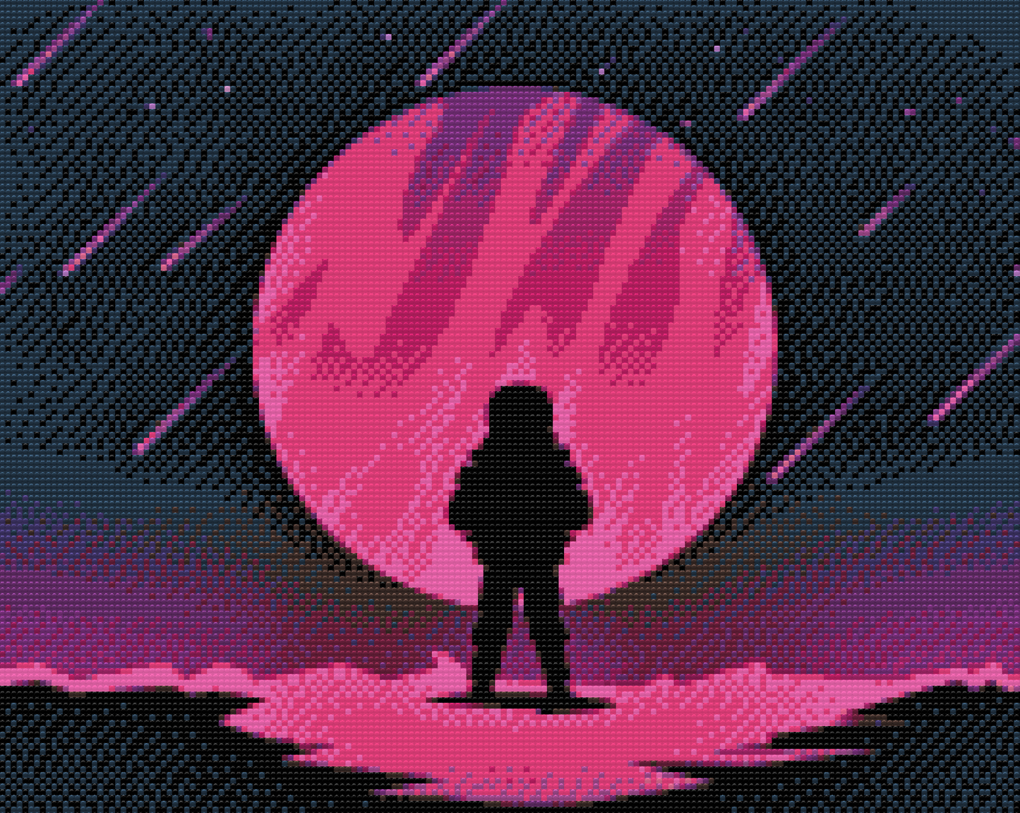 Diamond Paint - Astronaut på Månen