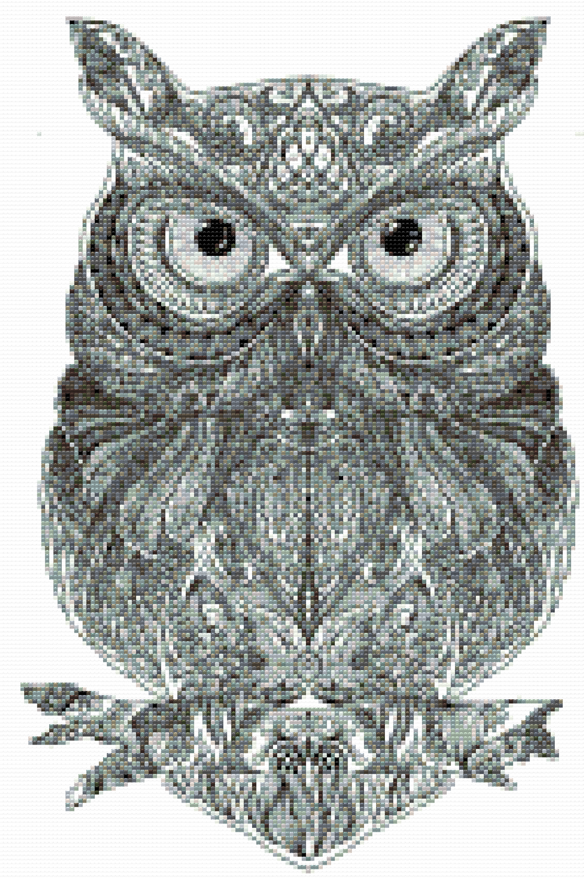 Diamond Paint - Ugle Mandala