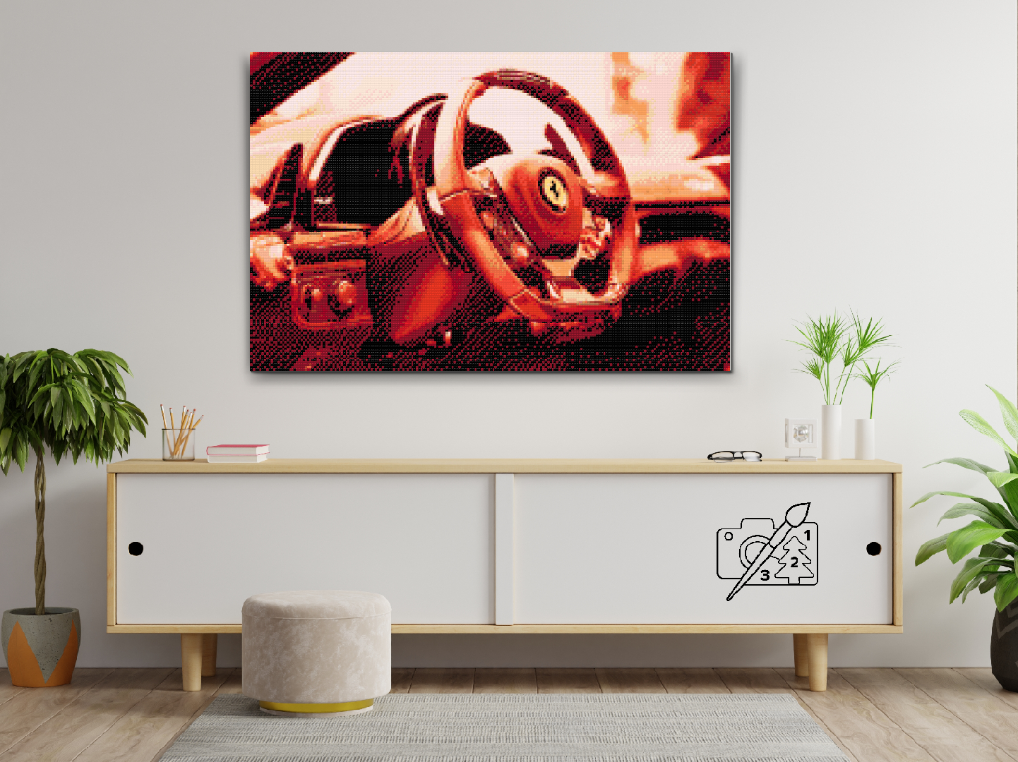 Diamond Paint - Ferrari-rat