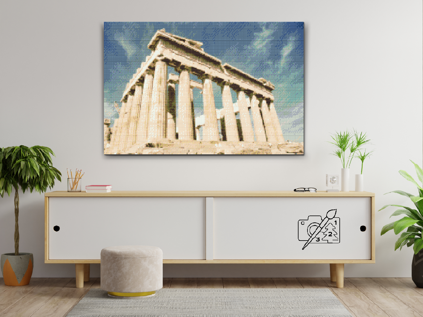 Diamond Paint - Akropolis, Athen 2