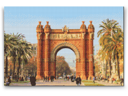 Diamond Paint - Triumfbuen i Barcelona