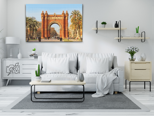 Diamond Paint - Triumfbuen i Barcelona