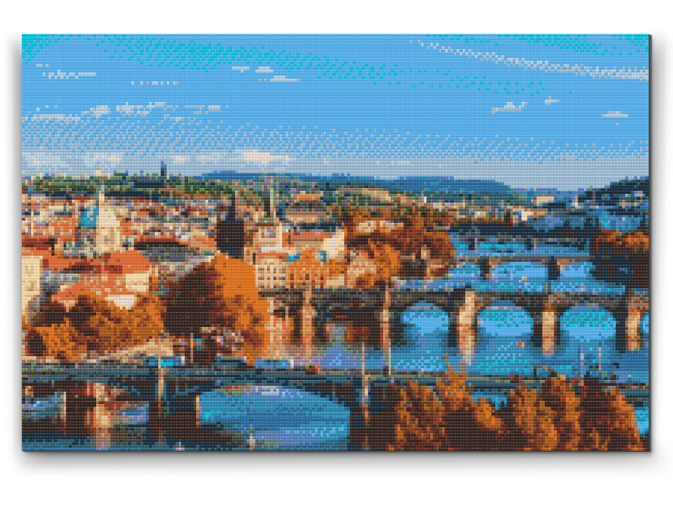Diamond Paint - Udsigt over Prag