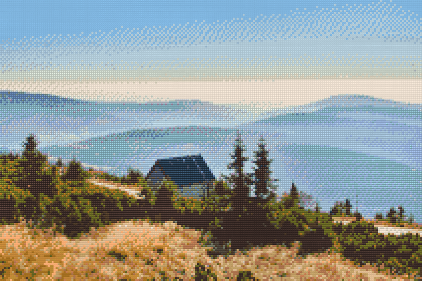 Diamond Paint - Kæmpebjergene