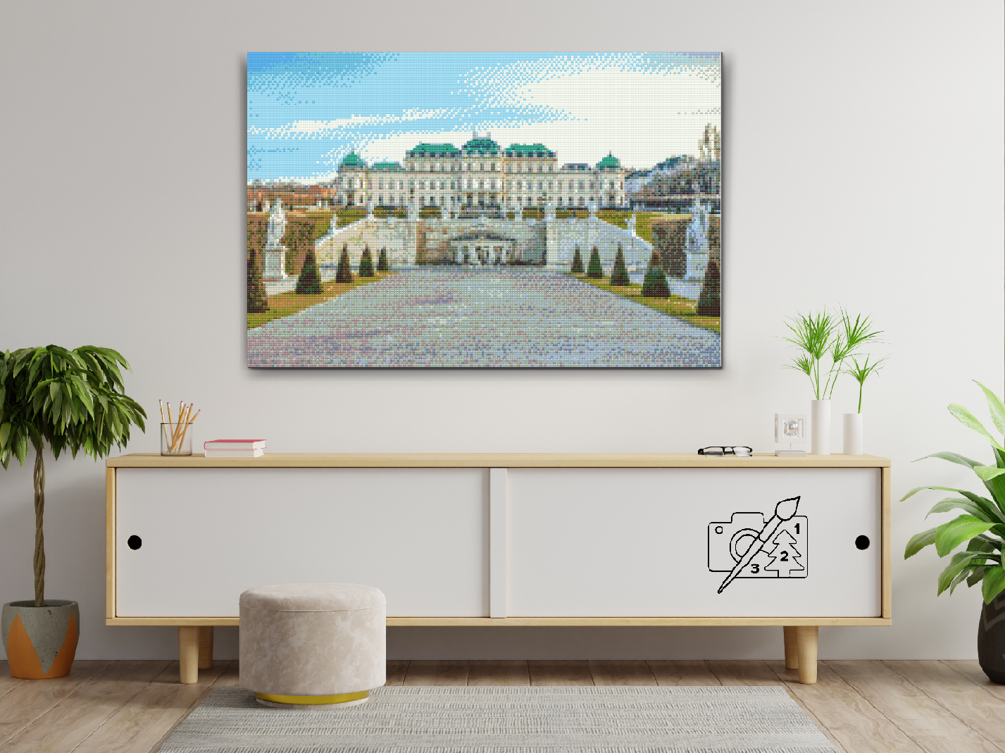Diamond Paint - Belvedere-paladset, Viena