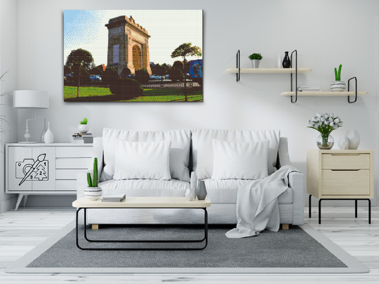 Diamond Paint - Triumfbuen, Bukarest