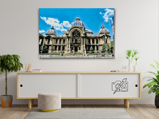 Diamond Paint - Cec-paladset, Bukarest