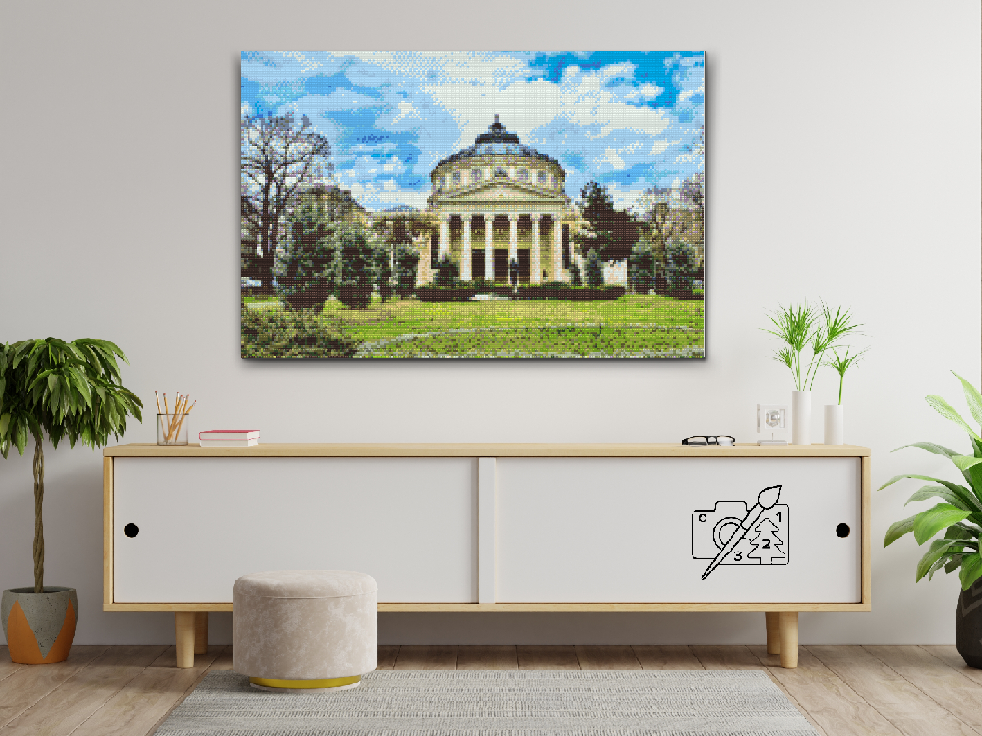 Diamond Paint - Rumænsk Athenaeum