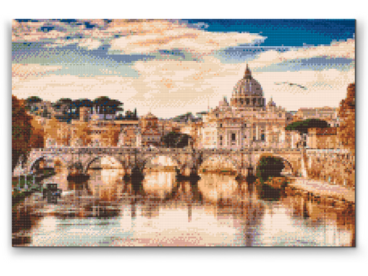 Diamond Paint - Udsigt over Vatikanet