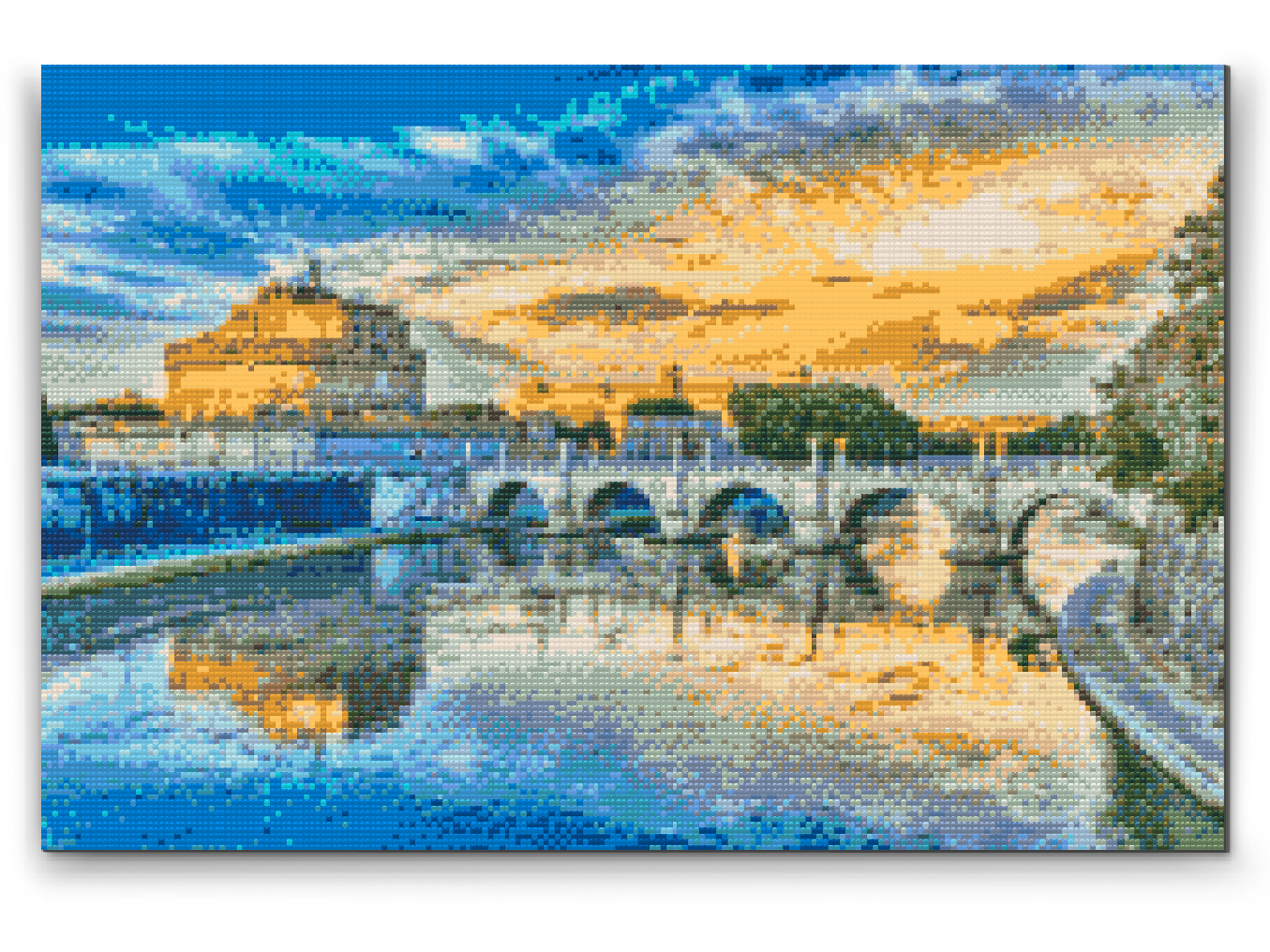Diamond Paint - St. Angelo-broen i Rom