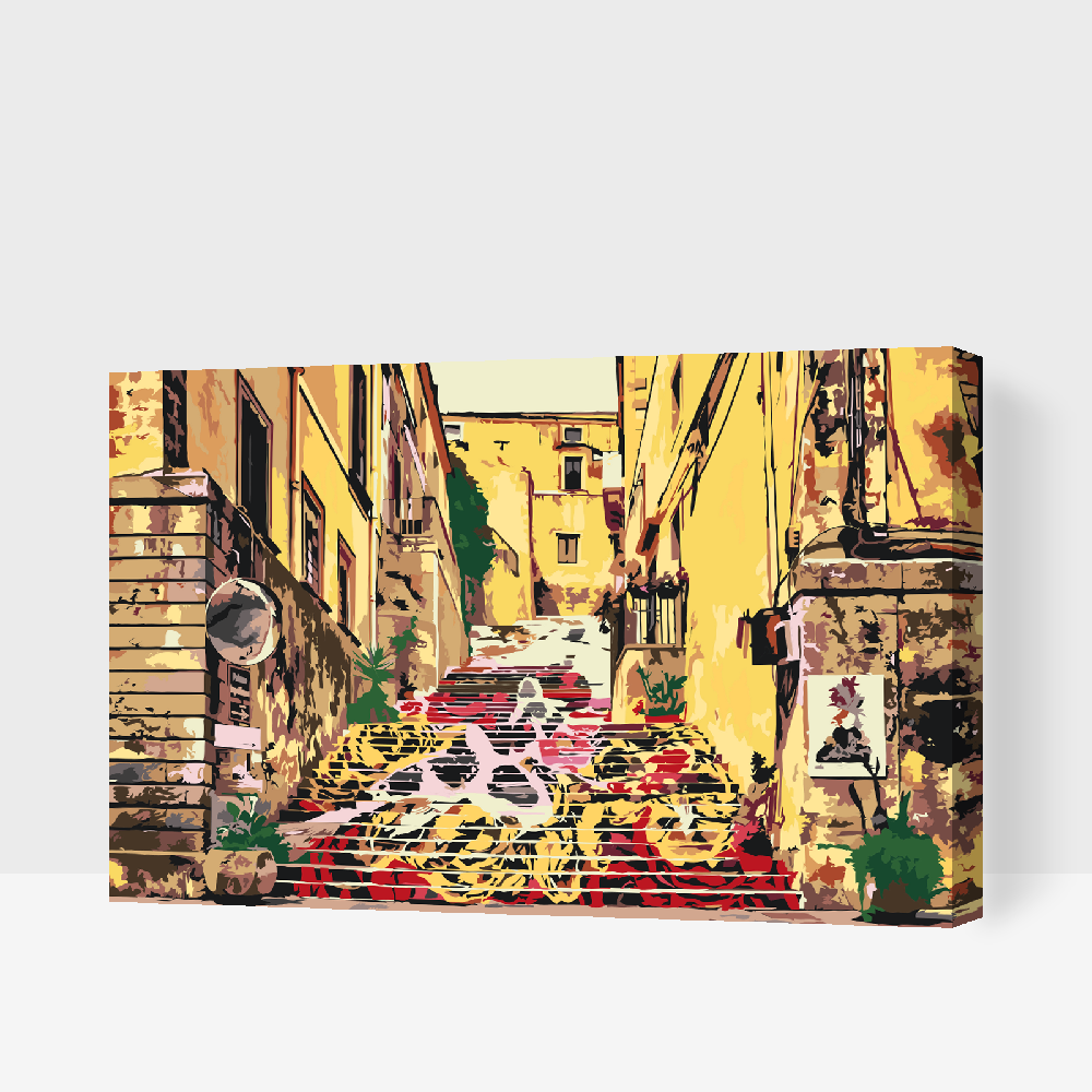 Paint by number - Sicilianske trapper